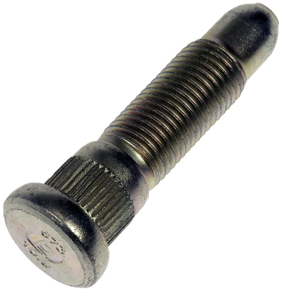 DORMAN 610-673 Front M14-1.50 Serrated Wheel Stud - 15.75 mm Knurl, 64.50 mm Length Compatible with Select Chevrolet/GMC Models, 10 Pack