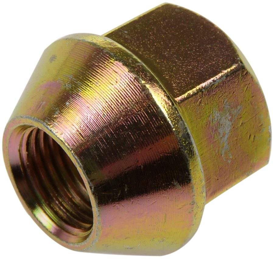 DORMAN 611-162 Wheel Nut 9/16-18 Bulge - 15/16 In. Hex, 1-1/32 In. Length Compatible with Select Dodge / Ram Models, 10 Pack