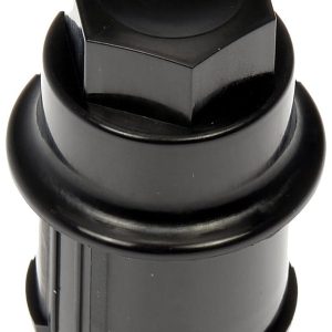 DORMAN 611-948 Wheel Fastener Cover Compatible with Select Chevrolet/GMC Models, Black, Pack of 10