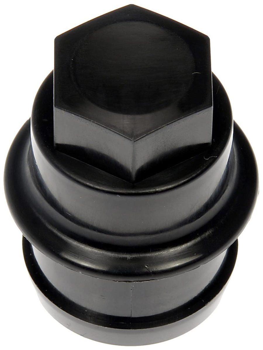 DORMAN 611-949 Wheel Fastener Cover Compatible with Select Chevrolet/GMC Models, Black, Pack of 10