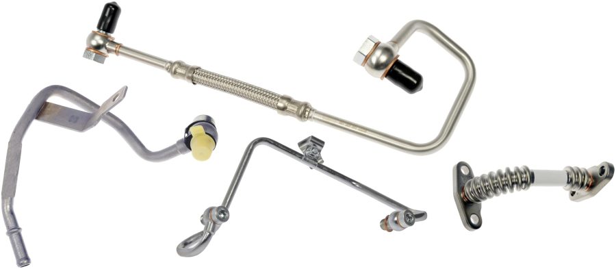 DORMAN 667-325 Turbocharger Coolant and Oil Supply/Return Line Kit Compatible with Select Ford/Lincoln Models