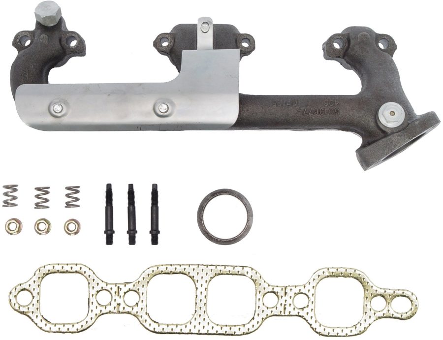 DORMAN 674-157 Driver Side Exhaust Manifold Kit - Includes Required Gaskets and Hardware Compatible with Select Chevrolet / GMC Models,Black