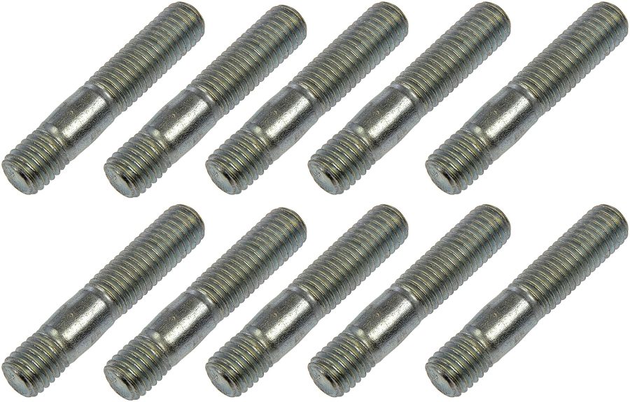 DORMAN 675-352 Double Ended Stud - M10-1.50 x 27mm and M10-1.50 x 12mm, 10 Pack Universal Fit