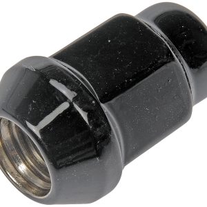 DORMAN 711-305A Black Bulge Seat Acorn Wheel Nut - M12-1.50 Compatible with Select Models, 4 Pack