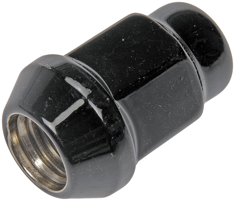 DORMAN 711-305A Black Bulge Seat Acorn Wheel Nut - M12-1.50 Compatible with Select Models, 4 Pack