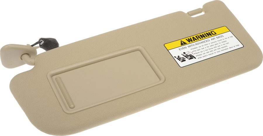 DORMAN 74212 Driver Side Sun Visor Compatible with Select Hyundai Models, Beige