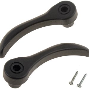 DORMAN 77199 Seat Back Recliner Adjustment Handle Compatible with Select Chevrolet / GMC / Oldsmobile Models, 2 Pair , Black