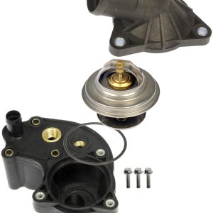 DORMAN 902-204 Engine Coolant Thermostat Housing Assembly Compatible with Select Ford/Mercury Models