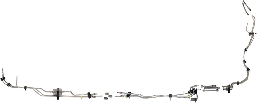 DORMAN 919-871 Front Stainless Steel Fuel Line Kit Compatible with Select Chevrolet / GMC Models (OE FIX)