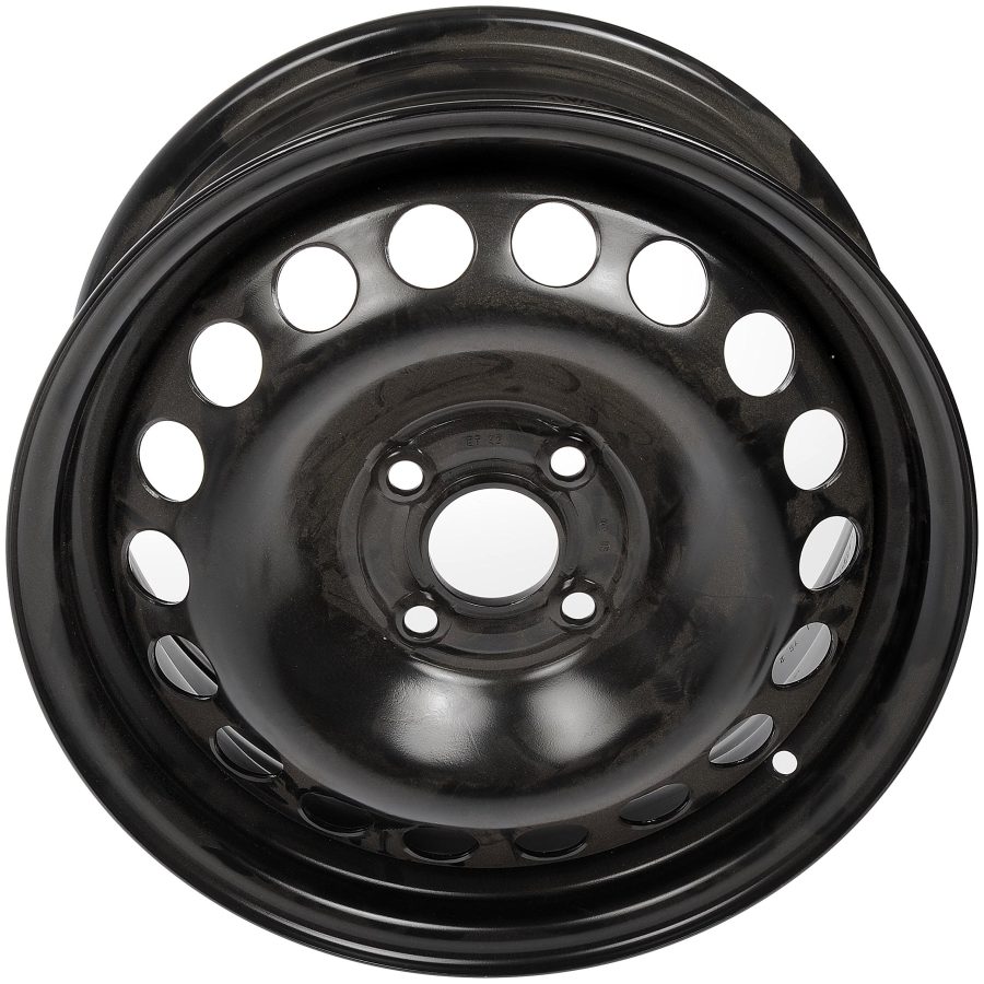 DORMAN 939-100 15 x 6 In. Steel Wheel Compatible with Select Chevrolet / Pontiac Models, Black, Medium