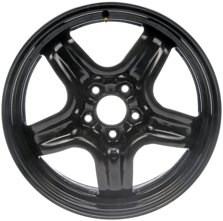 DORMAN 939-101 17 x 7 In. Steel Wheel Compatible with Select Chevrolet / Pontiac / Saturn Models, Black