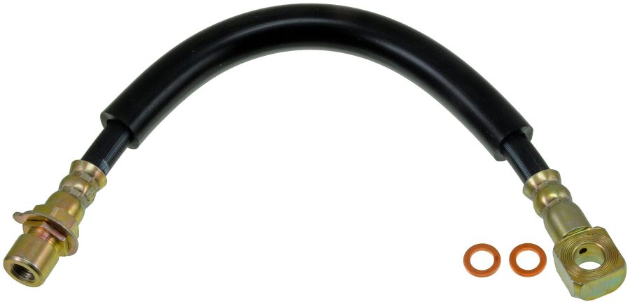 DORMAN H380280 Brake Hydraulic Hose Compatible with Select Chevrolet / GMC / Isuzu Models, Black, 1 Count