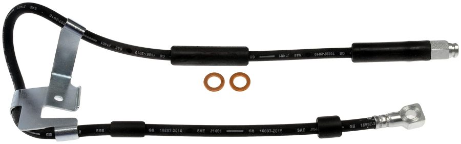 DORMAN H380541 Front Driver Side Brake Hydraulic Hose Compatible with Select Dodge Models,Black