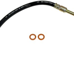 DORMAN H38664 Front Driver Side Brake Hydraulic Hose Compatible with Select Cadillac / Chevrolet / GMC Models