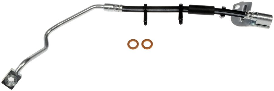 DORMAN H620002 Front Driver Side Brake Hydraulic Hose Compatible with Select Ford / Mercury Models