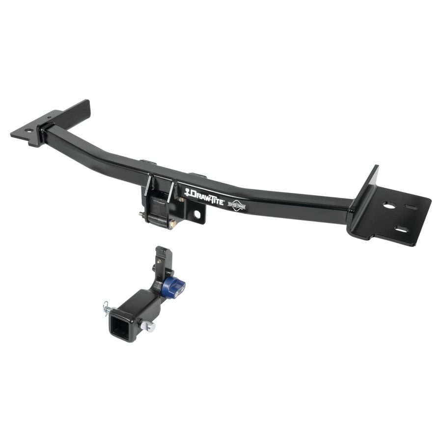 DRAW-TITE 76910 Hidden Hitch Completely Hidden Trailer Hitch 2 in. Removable Receiver, Black, Compatable with 2020-2022 Ford Explorer, 2020-2023 Lincoln Aviator