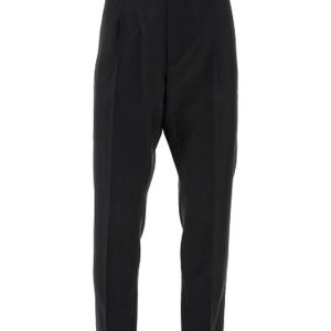 DSQUARED2 Tuxedo One Satin Pleated Pants Black