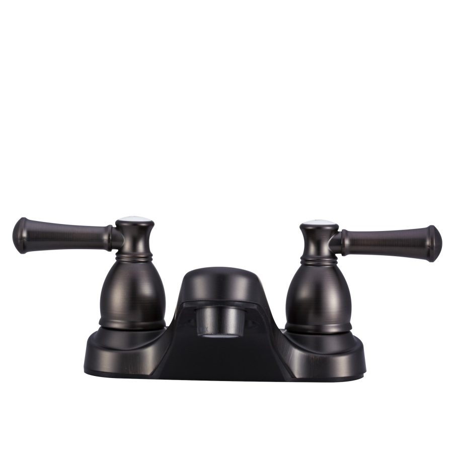 DURA FAUCET DF-PL700L-VB RV Bathroom Faucet with Classical Hot and Cold Handles (Venetian Bronze)