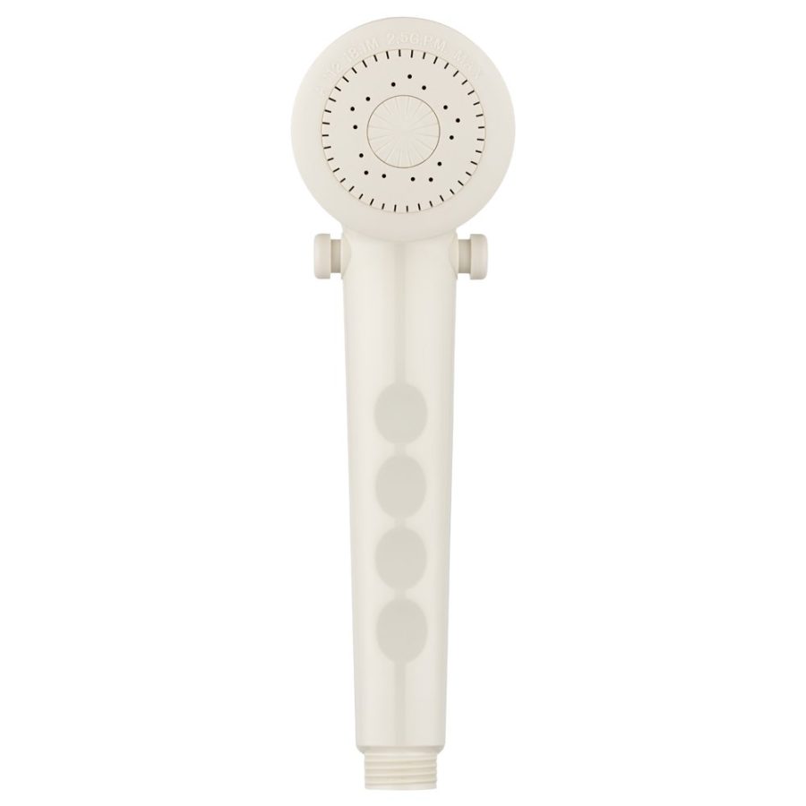 DURA FAUCET DF-SA135-BQ RV Economical Handheld Replacement Shower Head Wand Unit - Water Saving Flow Control Trickle Switch (Bisque Parchment)