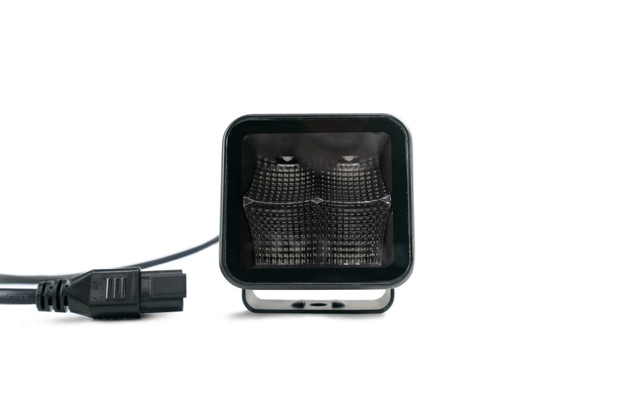 DV8 BE3EW40W LED Cube Light | 3 INCH Cube Light | 4,800 Lumen from OSRAM LEDs | Bezel-less Housing w/Heat Fins | IP 68 Rated UV Resistant Lens | Flood Pattern | Elite Series