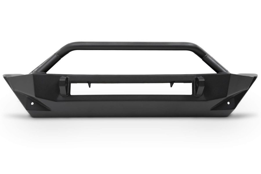 DV8 FBJL-11 FS-1 Series Stubby Front Bumper for the 2007-2023 Jeep Wrangler JK/JL & Gladiator JT | High Clearance Stubby Winch Bumper | Tubular Bull Bar | Retains OEM Sensors | Fully Bolt-On