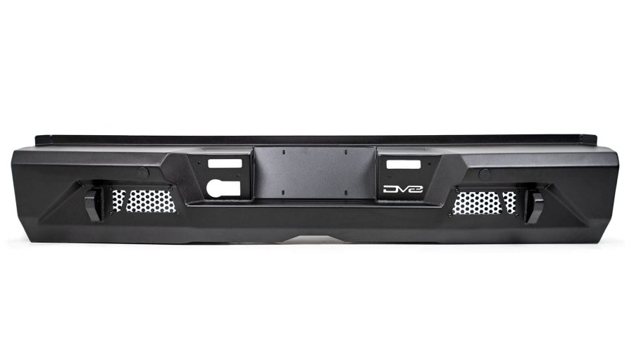 DV8 RBTT2-04 MTO Series Rear Bumper for 2022-2023 Toyota Tundra | Retains OEM Features | Light Mounts for (2) 3 INCH Light Pods | Sleek and Tough Mid-Width Design | Bolt-On Design