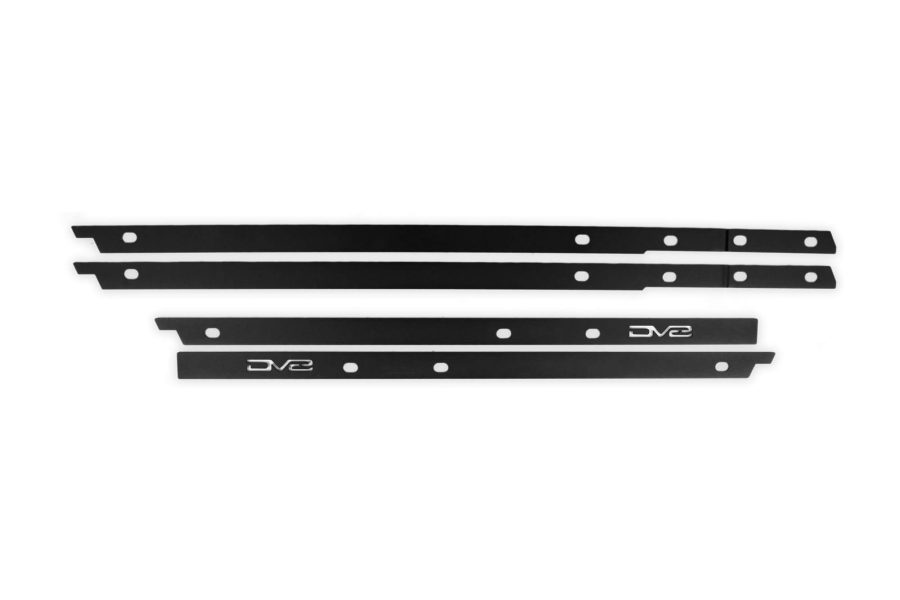 DV8 SRBR-03 Pinch Weld Covers for 2021-2023 Ford Bronco 4-Door | Covers Up Unsightly Pinch Weld | Bolt-On Installation | Micro-Texture Black Powder Coat