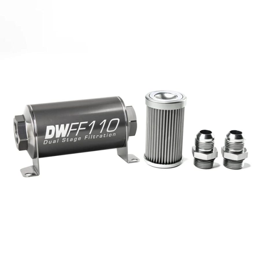 DW 8-03-110-010K-10 DeatschWerks - in-line Fuel Filter and housing kit