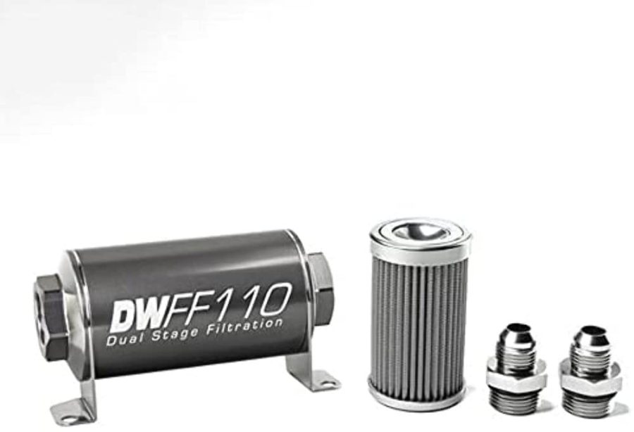 DW 8-03-110-100K-8 DeatschWerks - in-line Fuel Filter and housing kit