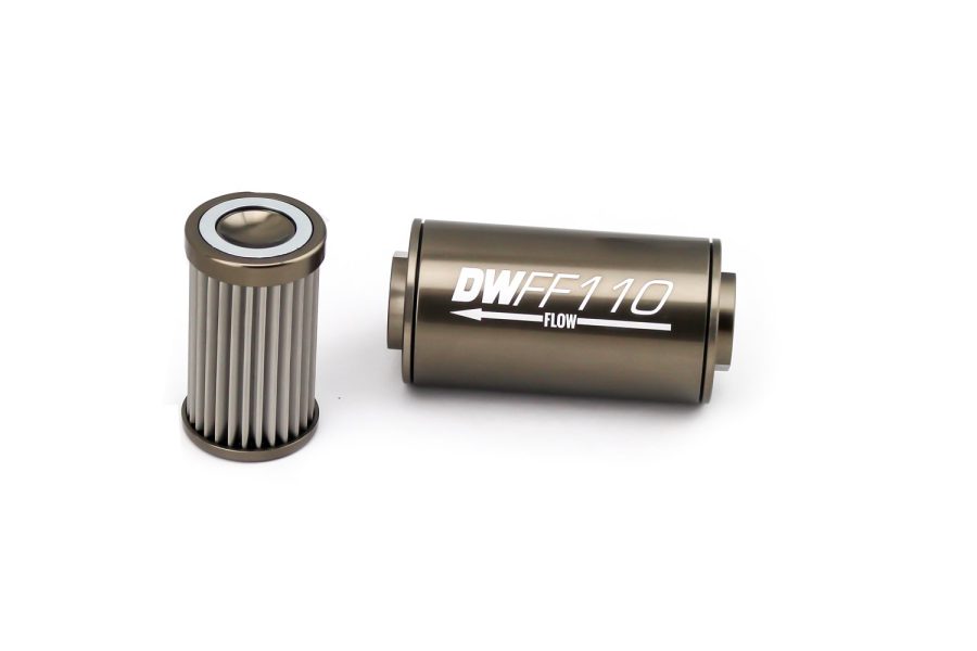 DW 8-03-110-100K Deatschwerks In-Line Fuel Filter And Housing Kit