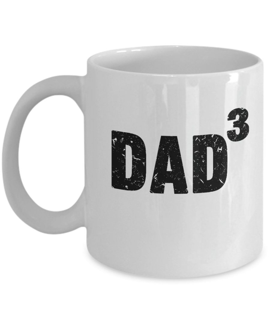 Dad 3 Dad of 3 childrens - Father's Day Gifts - Best Mug for Dad, Father Mug- 11