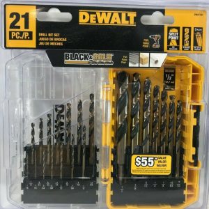 DeWalt - DWA1181 - Black and Gold Drill Bit Set - 21-Piece