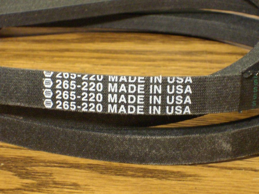 Deck Belt for AYP PBGT22, PB22, PB24 and XT22, 197242, Made In USA