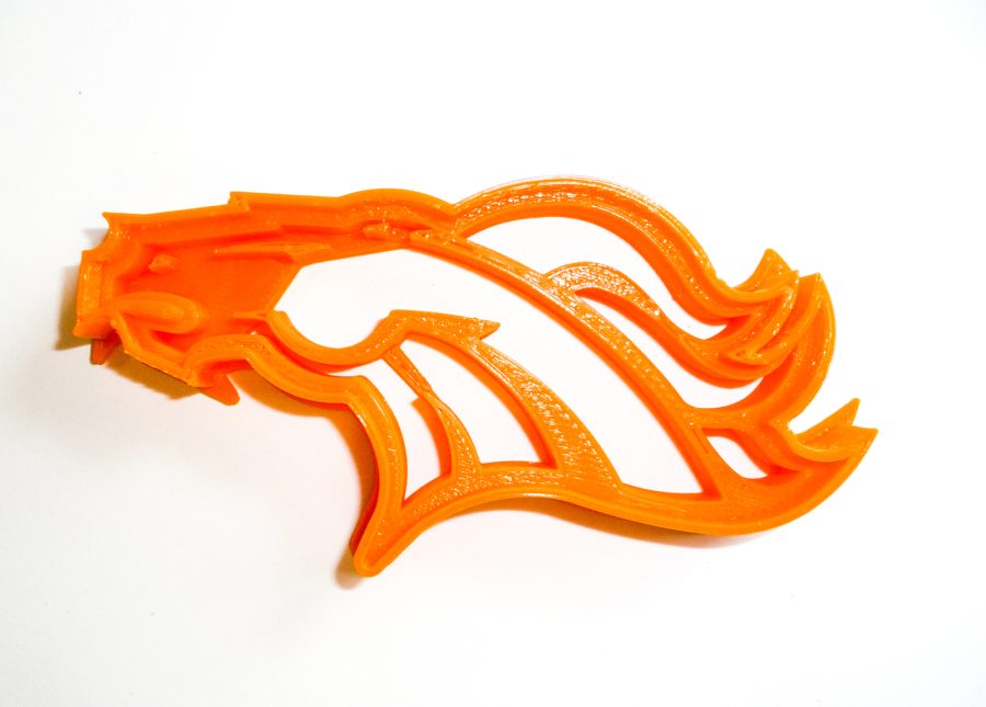 Denver Broncos NFL Football Logo Sports Cookie Cutter 3D Printed USA PR953