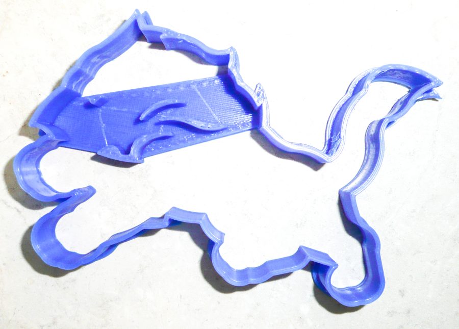 Detroit Lions NFL Football Sports Logo Cookie Cutter 3D Printed USA PR978