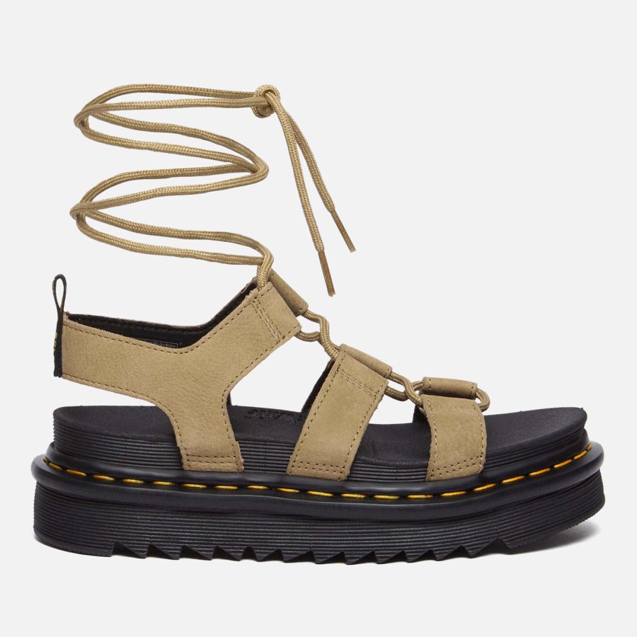 Dr. Martens Women's Nartilla Suede Gladiator Sandals - UK 4