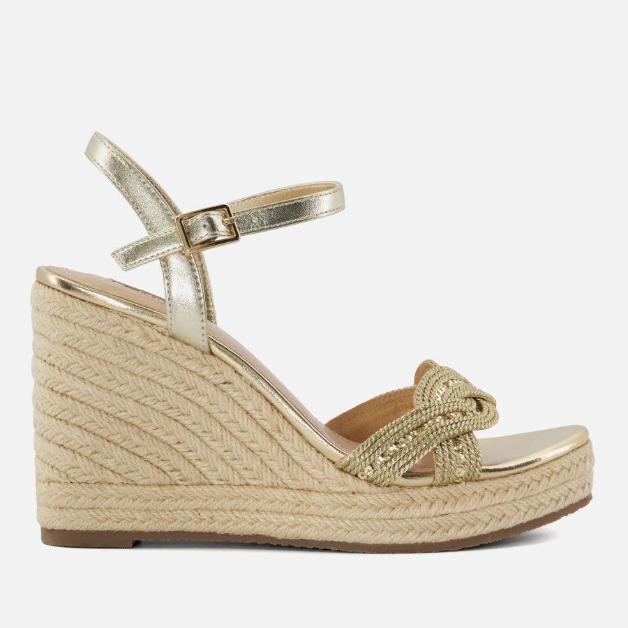 Dune London Women's Kaspar Espadrille Wedge Sandals - UK 7