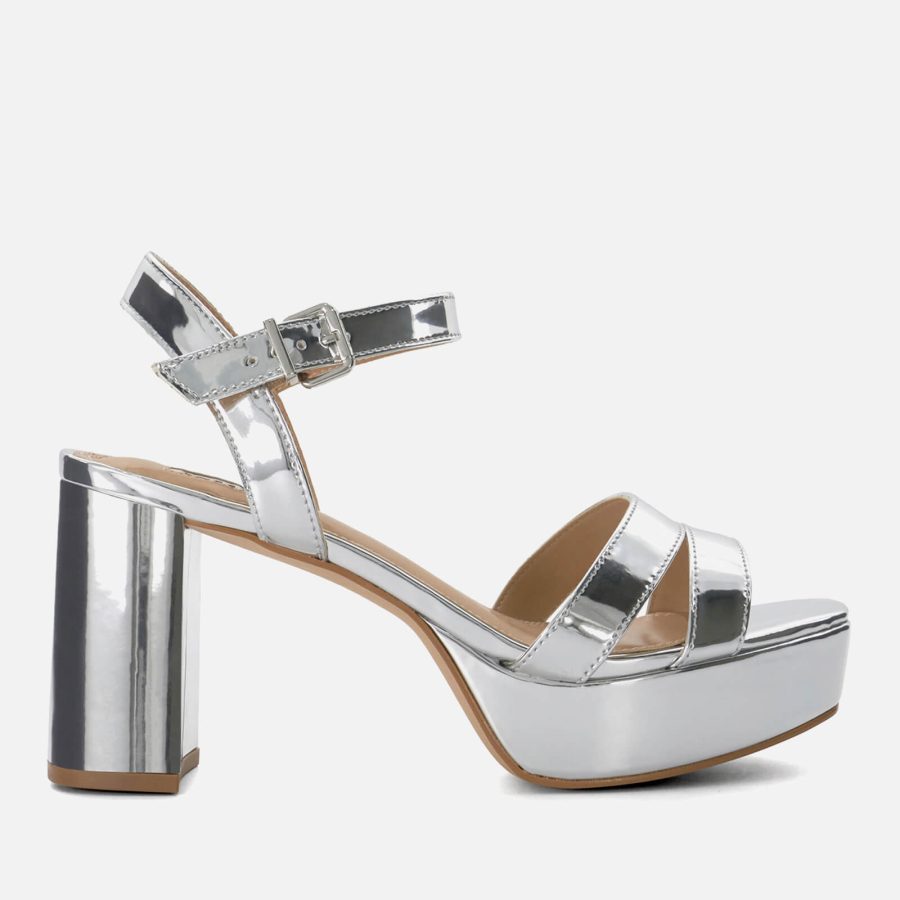 Dune London Women's Molten Leather Platform Sandals - UK 8