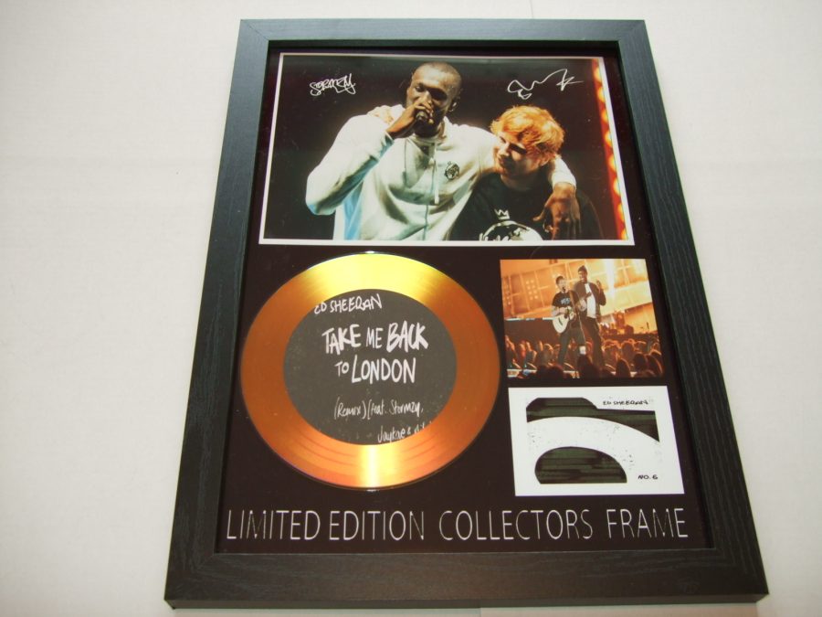 ED SHEERAN signed disc