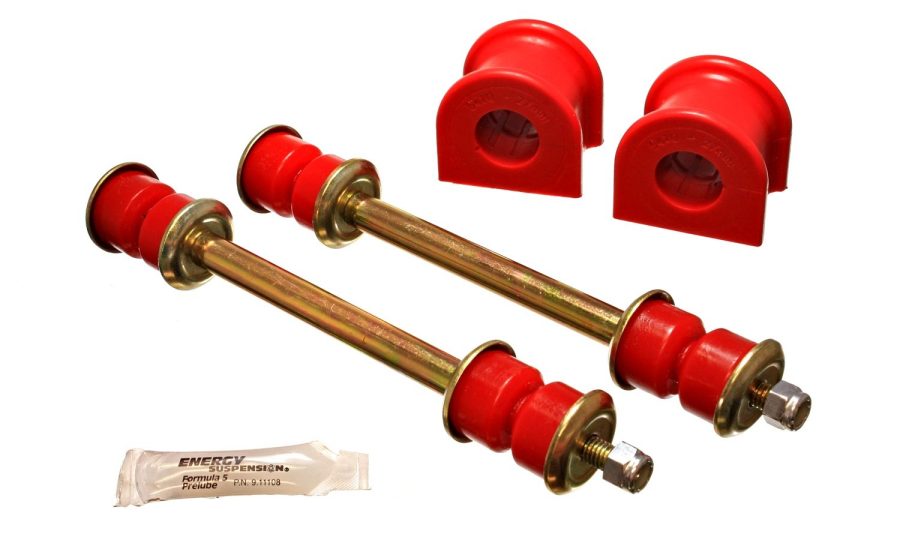 ENERGY SUSPENSION 4.5156R Ft Sway Bar Bushing Set 27Mm , Red