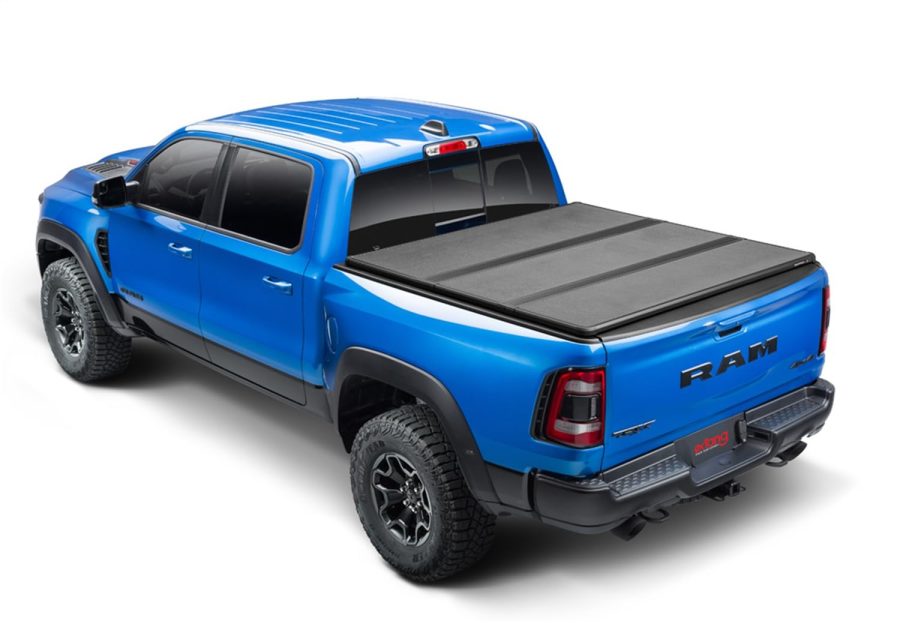 EXTANG 88428 Solid Fold ALX Hard Folding Truck Bed Tonneau Cover Fits 2019-2024 Dodge Ram 1500 w/and w/o Multi-Function (Split) Tailgate 6FT 4 INCH Bed (76.3 INCH)