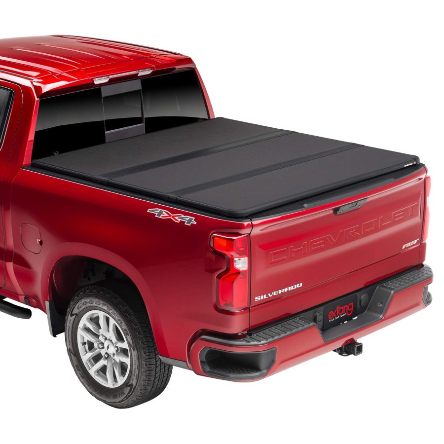 EXTANG 88457 Solid Fold ALX Hard Folding Truck Bed Tonneau Cover Fits 2019-2024 Chevy/GM Silverado/Sierra, w/MultiPro/Flex tailgate (w/o factory side storage box) 6FT 7 INCH Bed (79.4 INCH)