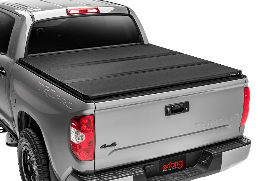 EXTANG 88473 Solid Fold ALX Hard Folding Truck Bed Tonneau Cover Fits 2022-2024 Toyota Tundra w/and w/o rail system 6FT 7 INCH Bed (78.7 INCH)