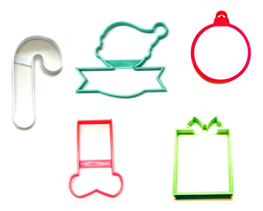 Elf Kit Santa Helper Christmas Set Of 5 Cookie Cutters USA PR1396