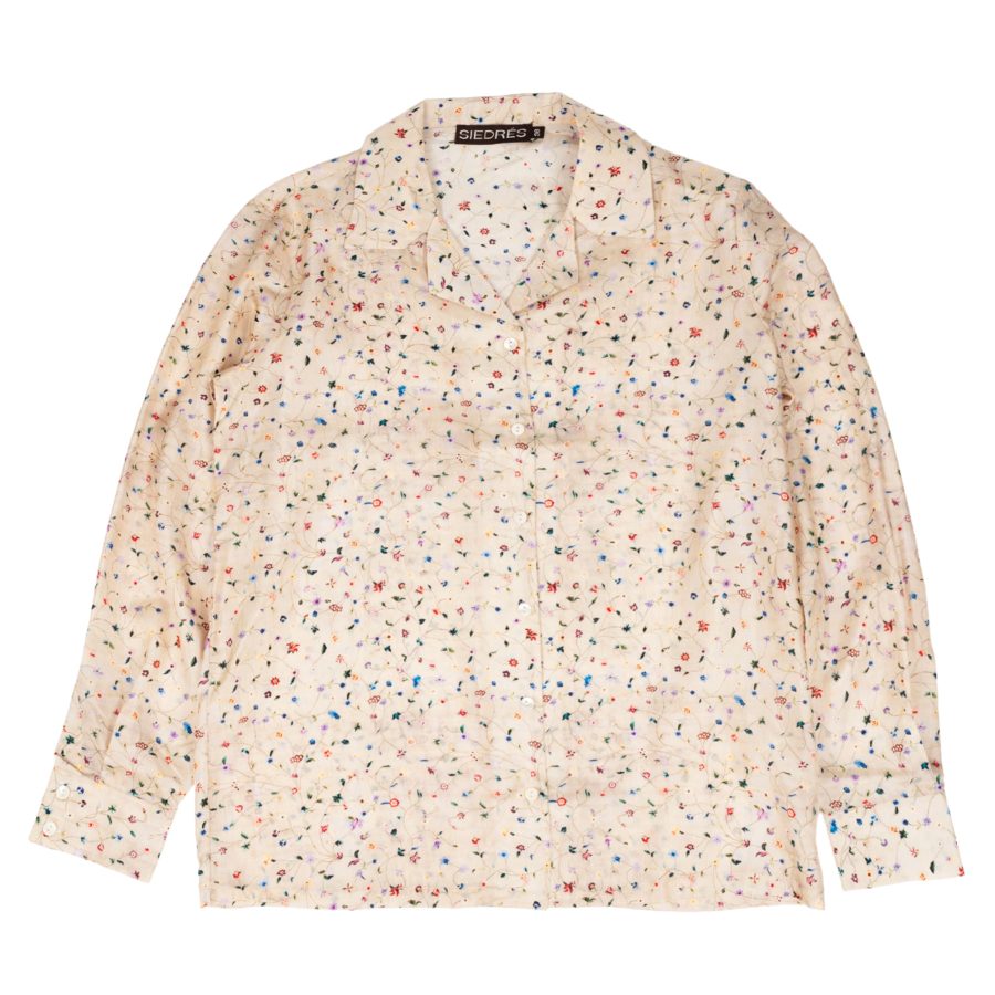 Eras Floral Printed Shirt in silk