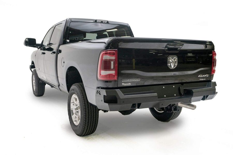 FAB FOURS DR19-W4451-1 19-C Ram 2500 or 3500 New Body Style Premium Matte Black Bumper Rear