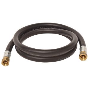 FLAME KING 10015996 Thermo Rubber RV Slide Out Hose Assembly, 96 Inch, 3/8 Inch ID, Female to Female - 100159-96