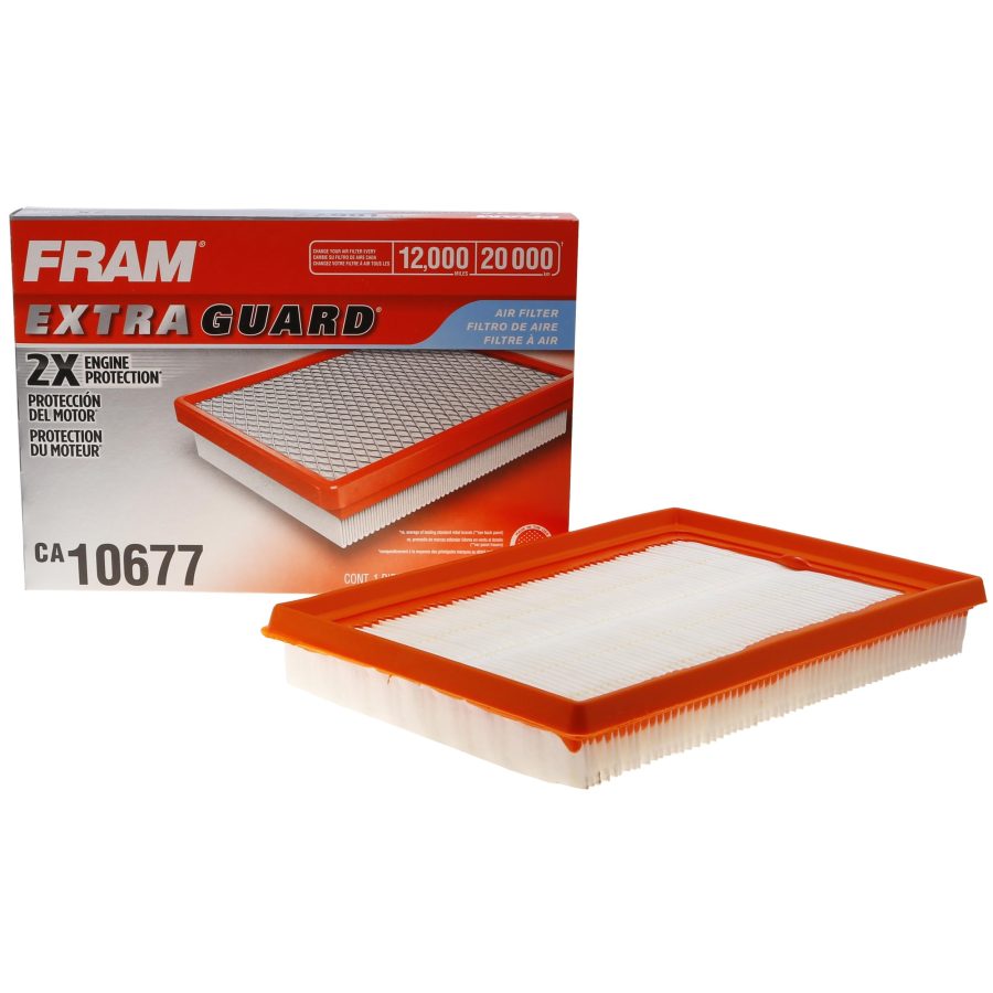 FRAM CA10677 Extra Guard Replacement Engine Air Filter for Select Lexus and Toyota Models, Provides Up to 12 Months or 12,000 Miles Filter Protection