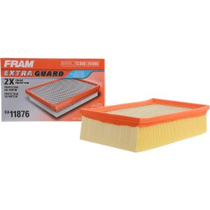 FRAM CA11876 Extra Guard Replacement Engine Air Filter for Select Volkswagen and Audi Models, Provides Up to 12 Months or 12,000 Miles Filter Protection