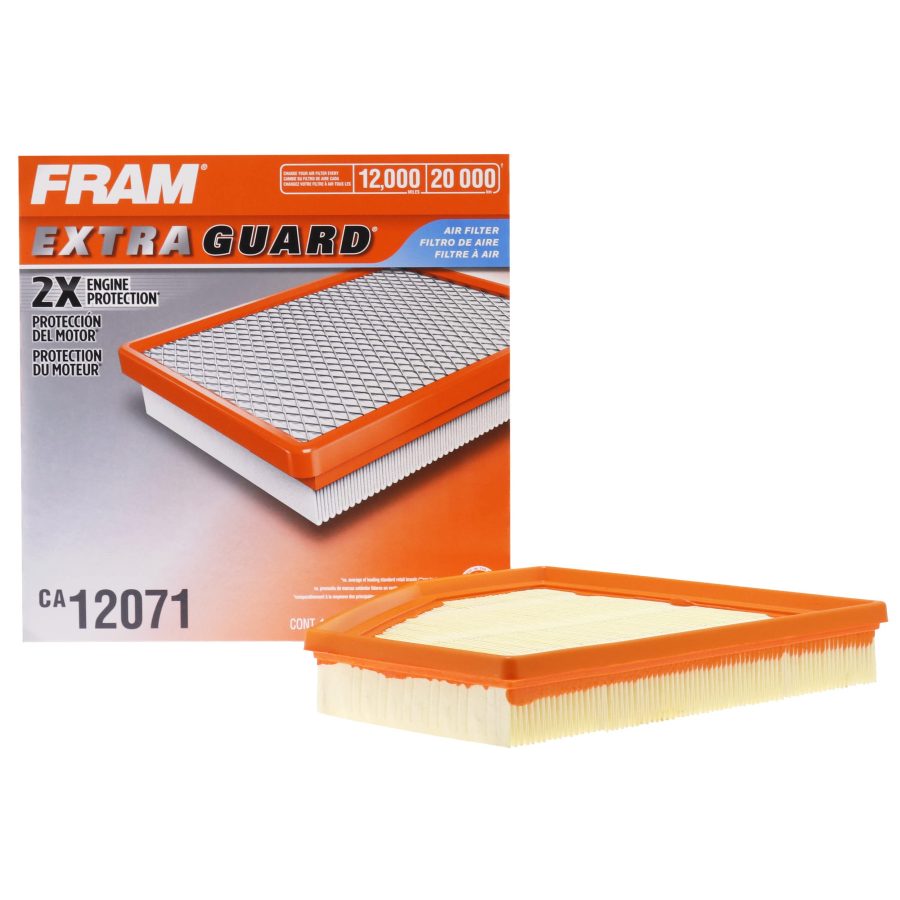 FRAM CA12071 Extra Guard Replacement Engine Air Filter for Select BMW Models, Provides Up to 12 Months or 12,000 Miles Filter Protection